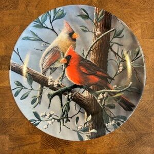 The Cardinal - Knowles Wall Decor Plate